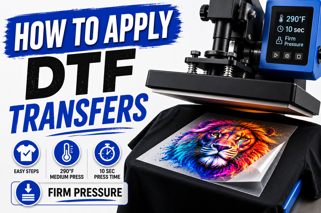 The Complete Guide to Applying DTF Transfers: A Step-by-Step Heat Press Guide